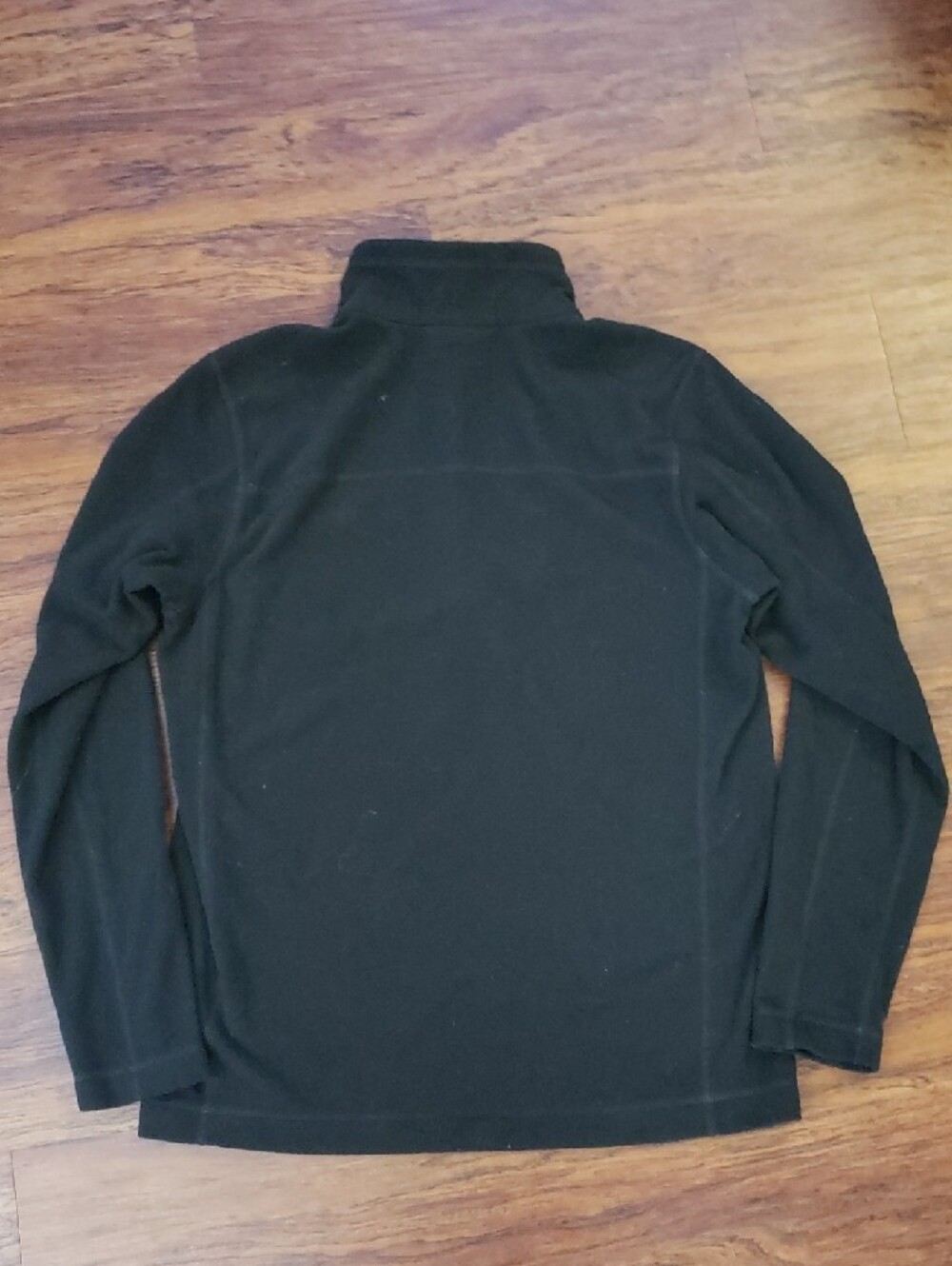 Patagonia Mens Black Fleece Micro D Fleece Pullover Size Medium LOGO Athleisure - Picture 4 of 4